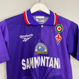 Shop 1996/97 FIORENTINA HOME SHIRT (M.KIDS) REEBOK, classic football shirts, vintage football shirts & retro soccer jerseys at Cult Kits