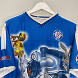 Shop 1998 CRUZ AZUL BOOTLEG SHIRT (L) FAN SHIRT, classic football shirts, vintage football shirts & retro soccer jerseys at Cult Kits
