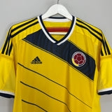 Shop 2014/15 COLOMBIA HOME SHIRT (M) ADIDAS, classic football shirts, vintage football shirts & retro soccer jerseys at Cult Kits