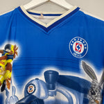 Shop 1998 CRUZ AZUL BOOTLEG SHIRT (L) FAN SHIRT, classic football shirts, vintage football shirts & retro soccer jerseys at Cult Kits
