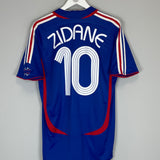 2006/07 FRANCE ZIDANE #10 HOME SHIRT (M) ADIDAS