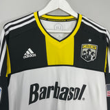 Shop 2012/14 COLOMBUS CREW *PLAYER ISSUE* L/S HOME SHIRT (XL) ADIDAS, classic football shirts, vintage football shirts & retro soccer jerseys at Cult Kits