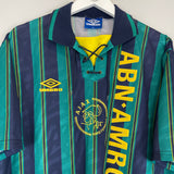 1993/94 AJAX AWAY SHIRT (XL) UMBRO