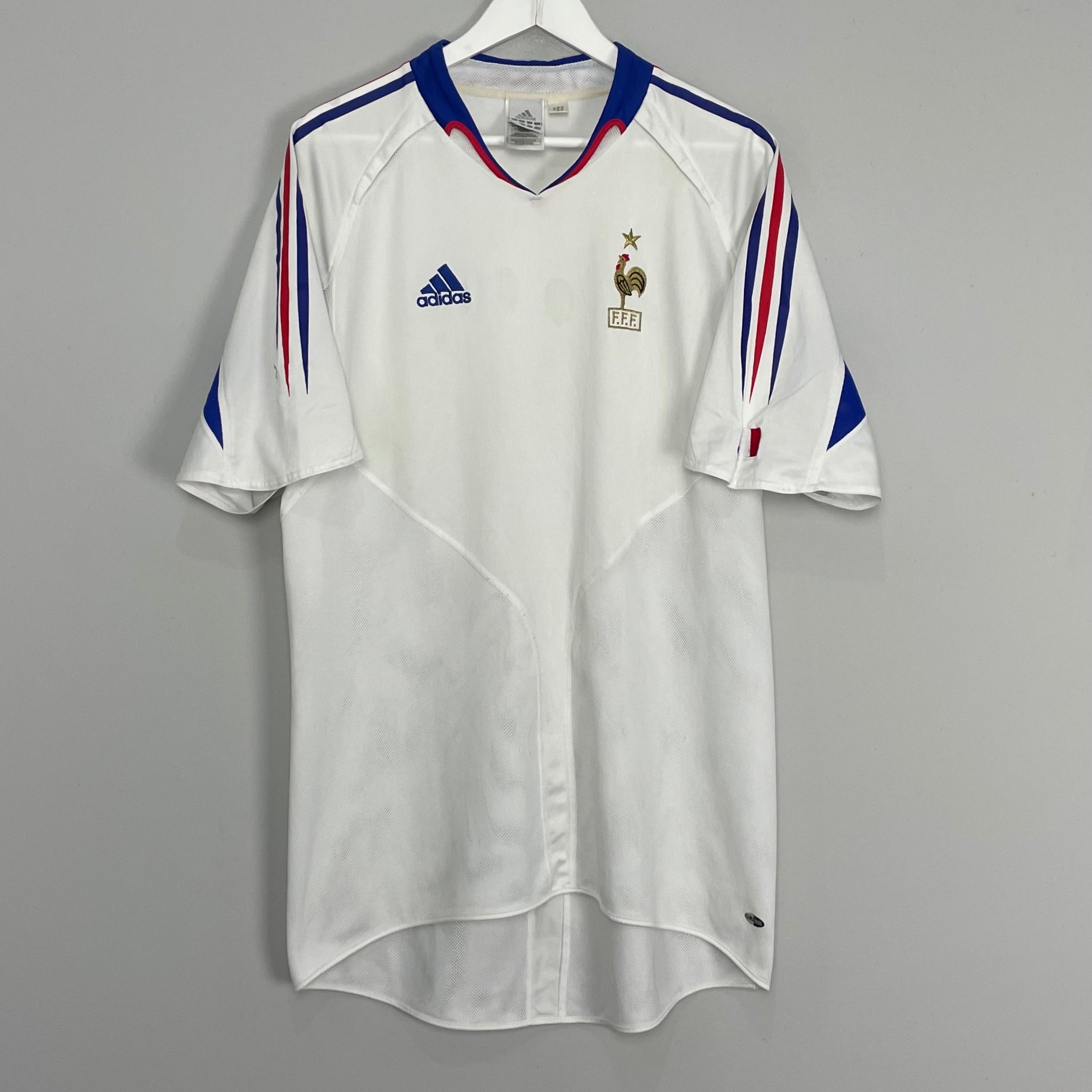 Shop 2004/06 FRANCE AWAY SHIRT (XL) ADIDAS, classic football shirts, vintage football shirts & retro soccer jerseys at Cult Kits