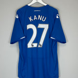 2009/10 PORTSMOUTH KANU #27 HOME SHIRT (XL) CANTERBURY