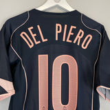 2004/05 JUVENTUS DEL PIERO #10 AWAY SHIRT (M) NIKE