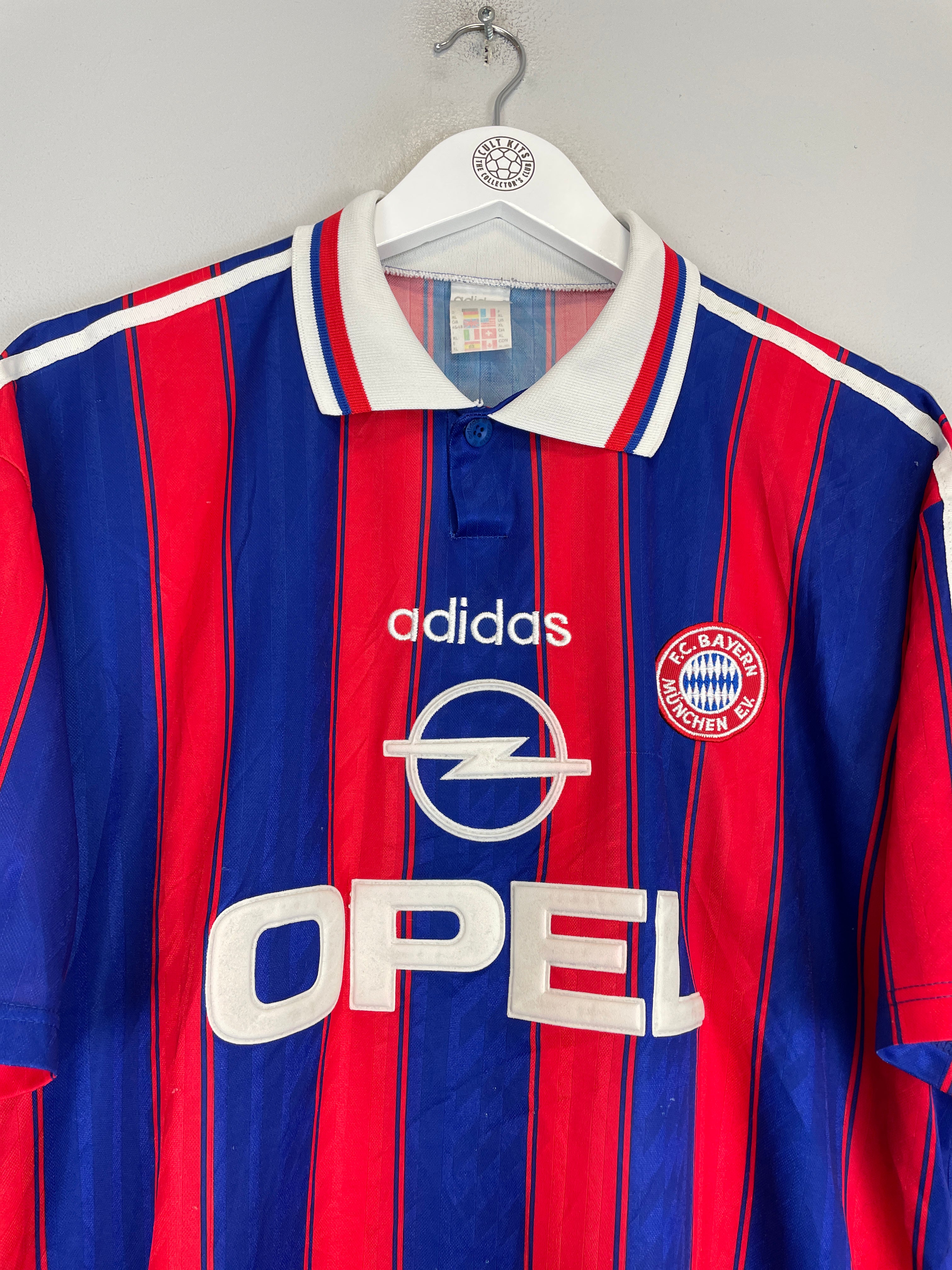 Shop 1995/97 BAYERN MUNICH HOME SHIRT (XL) ADIDAS, classic football shirts, vintage football shirts & retro soccer jerseys at Cult Kits