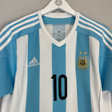 2015/16 ARGENTINA MESSI #10 HOME SHIRT (M) ADIDAS