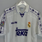 Shop 1994/96 REAL MADRID HOME SHIRT (L) KELME, classic football shirts, vintage football shirts & retro soccer jerseys at Cult Kits
