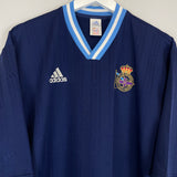 Shop 2000/01 DEPORTIVO LA CORUNA TRAINING SHIRT (XL) ADIDAS, classic football shirts, vintage football shirts & retro soccer jerseys at Cult Kits