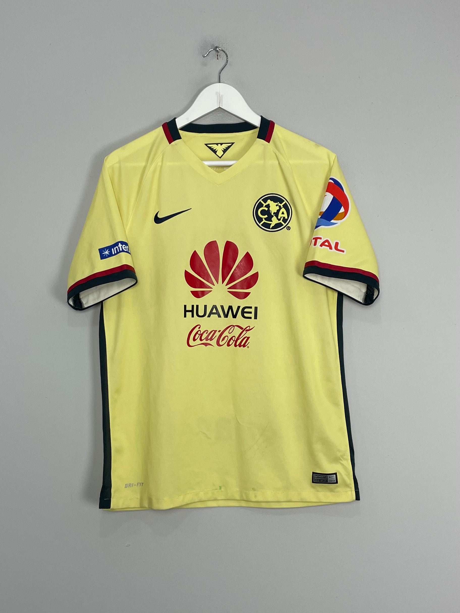 Shop 2015/16 CLUB AMERICA HOME SHIRT (M) NIKE, classic football shirts, vintage football shirts & retro soccer jerseys at Cult Kits