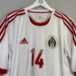 Shop 2011/12 MEXICO HERNANDEZ #14 AWAY SHIRT (L) ADIDAS, classic football shirts, vintage football shirts & retro soccer jerseys at Cult Kits