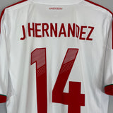 Shop 2011/12 MEXICO HERNANDEZ #14 AWAY SHIRT (L) ADIDAS, classic football shirts, vintage football shirts & retro soccer jerseys at Cult Kits