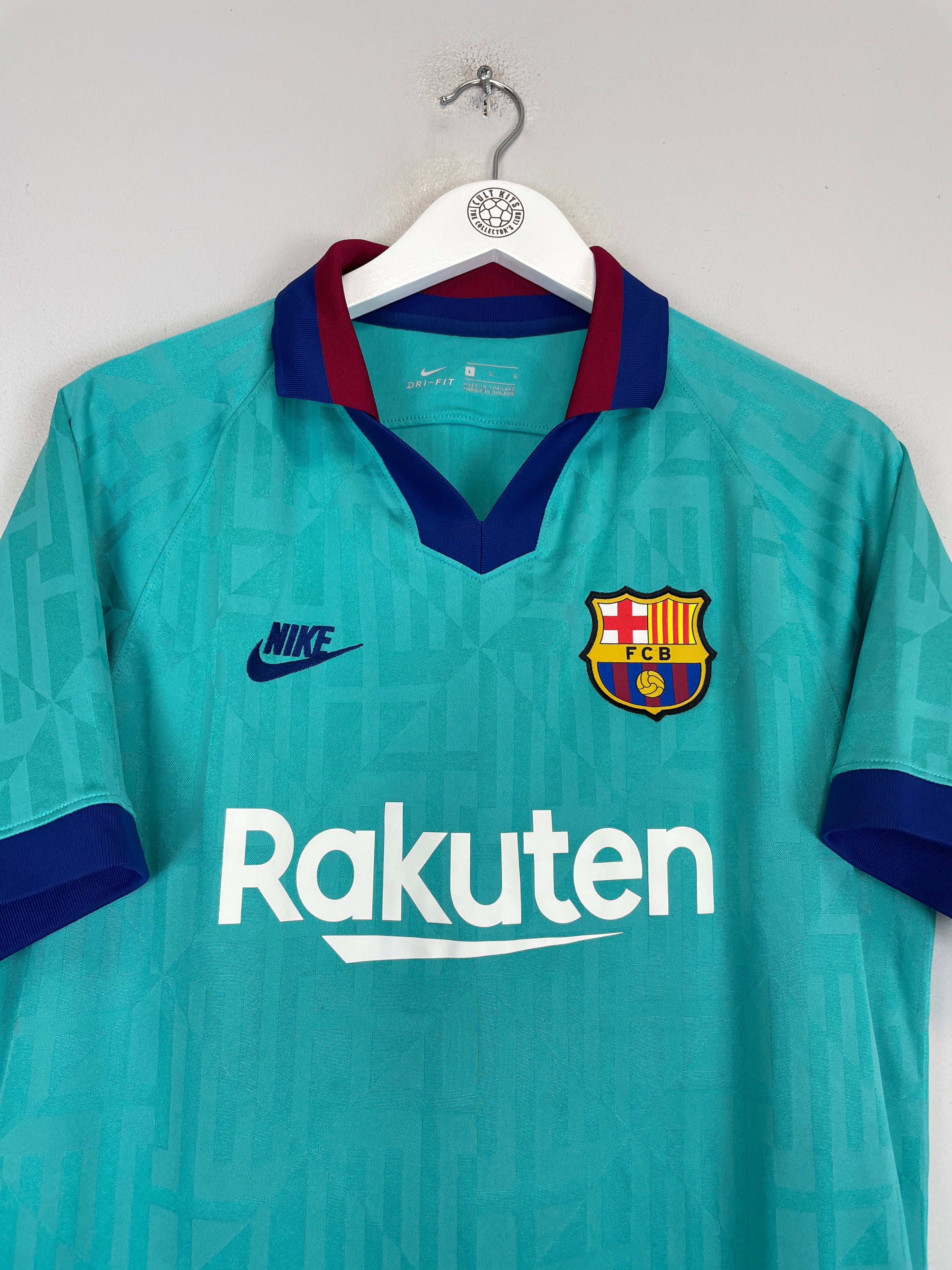 Shop 2019/20 BARCELONA THIRD SHIRT (L) NIKE, classic football shirts, vintage football shirts & retro soccer jerseys at Cult Kits
