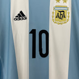 2016/17 ARGENTINA MESSI #10 HOME SHIRT (M) ADIDAS