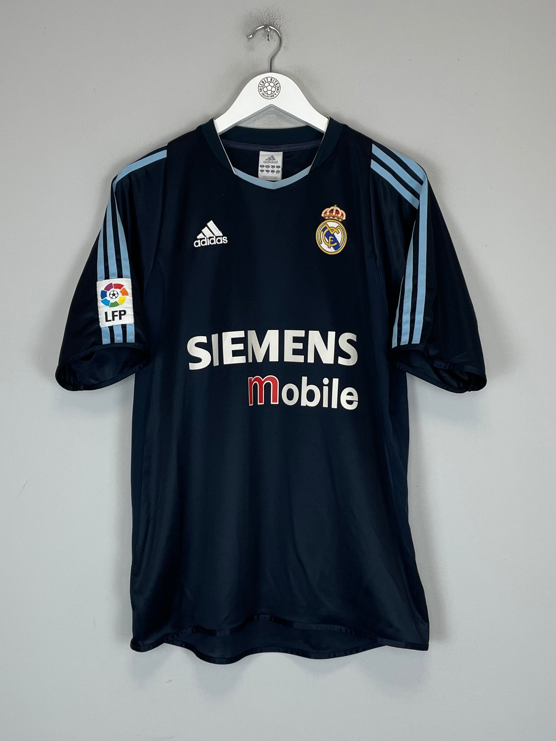 Buy 2003/04 REAL MADRID ZIDANE 5 AWAY SHIRT (M) ADIDAS ~ Free worldwide shipping ~ Authentic Vintage Football Shirts from Cult Kits