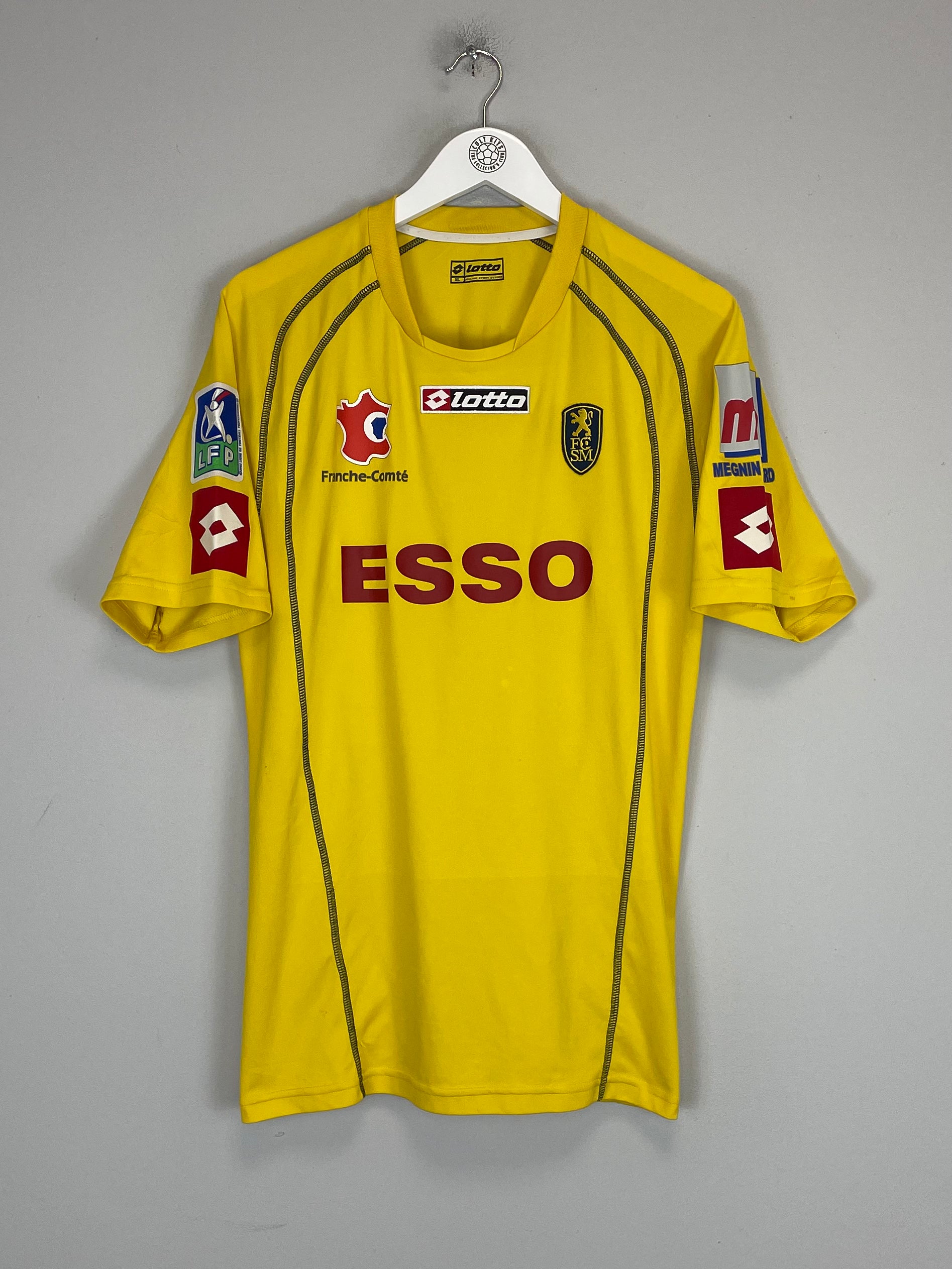 Shop 2004/05 FC SOCHAUX ANTHONY #11 HOME SHIRT (XL) LOTTO, classic football shirts, vintage football shirts & retro soccer jerseys at Cult Kits