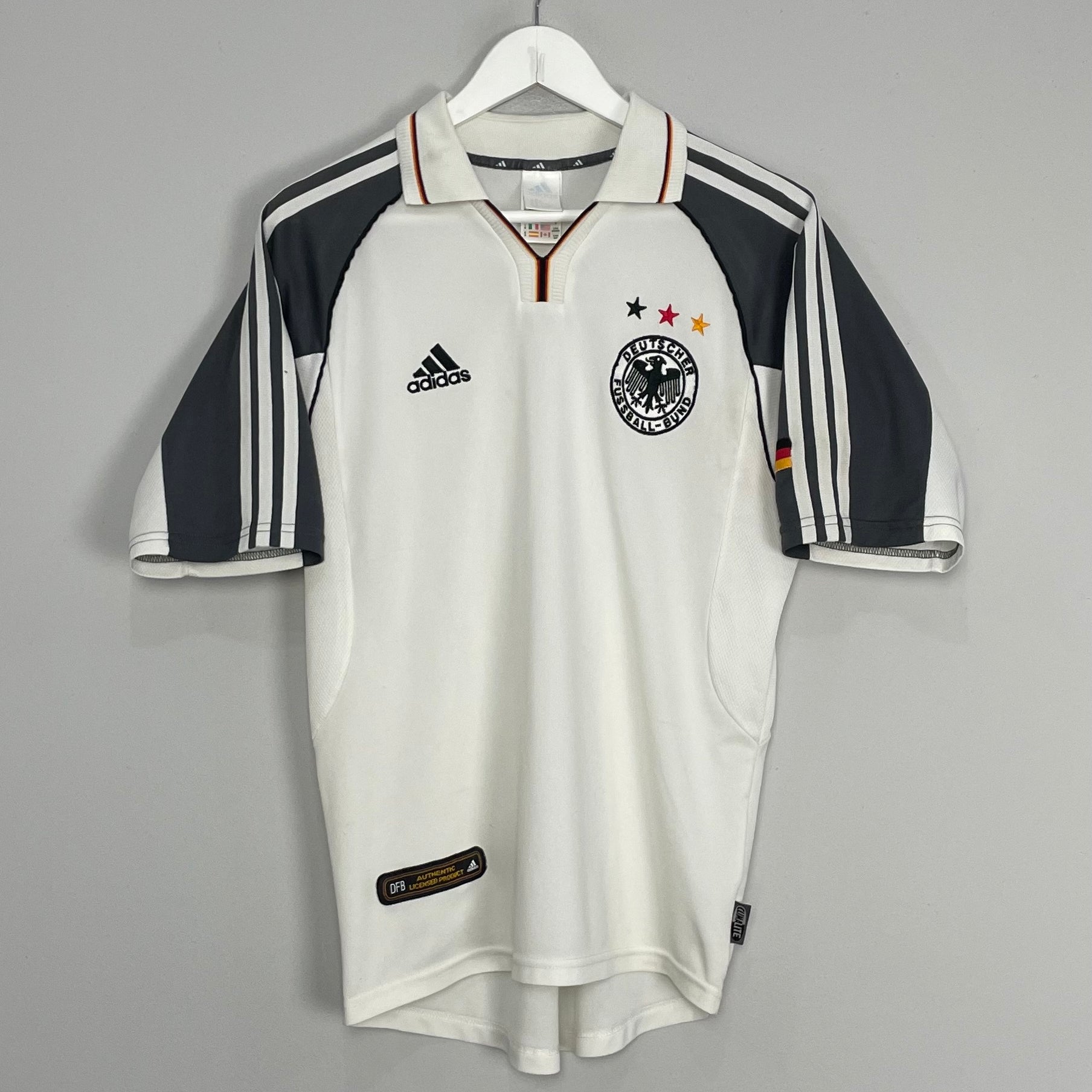 Shop 2000/02 GERMANY HOME SHIRT (S) ADIDAS, classic football shirts, vintage football shirts & retro soccer jerseys at Cult Kits