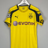 Shop 2016/17 DORTMUND DEMBELE #7 C/L HOME SHIRT (M) PUMA, classic football shirts, vintage football shirts & retro soccer jerseys at Cult Kits