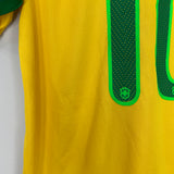 Shop 2014/15 BRAZIL NEYMAR JR #10 HOME SHIRT (L) NIKE, classic football shirts, vintage football shirts & retro soccer jerseys at Cult Kits