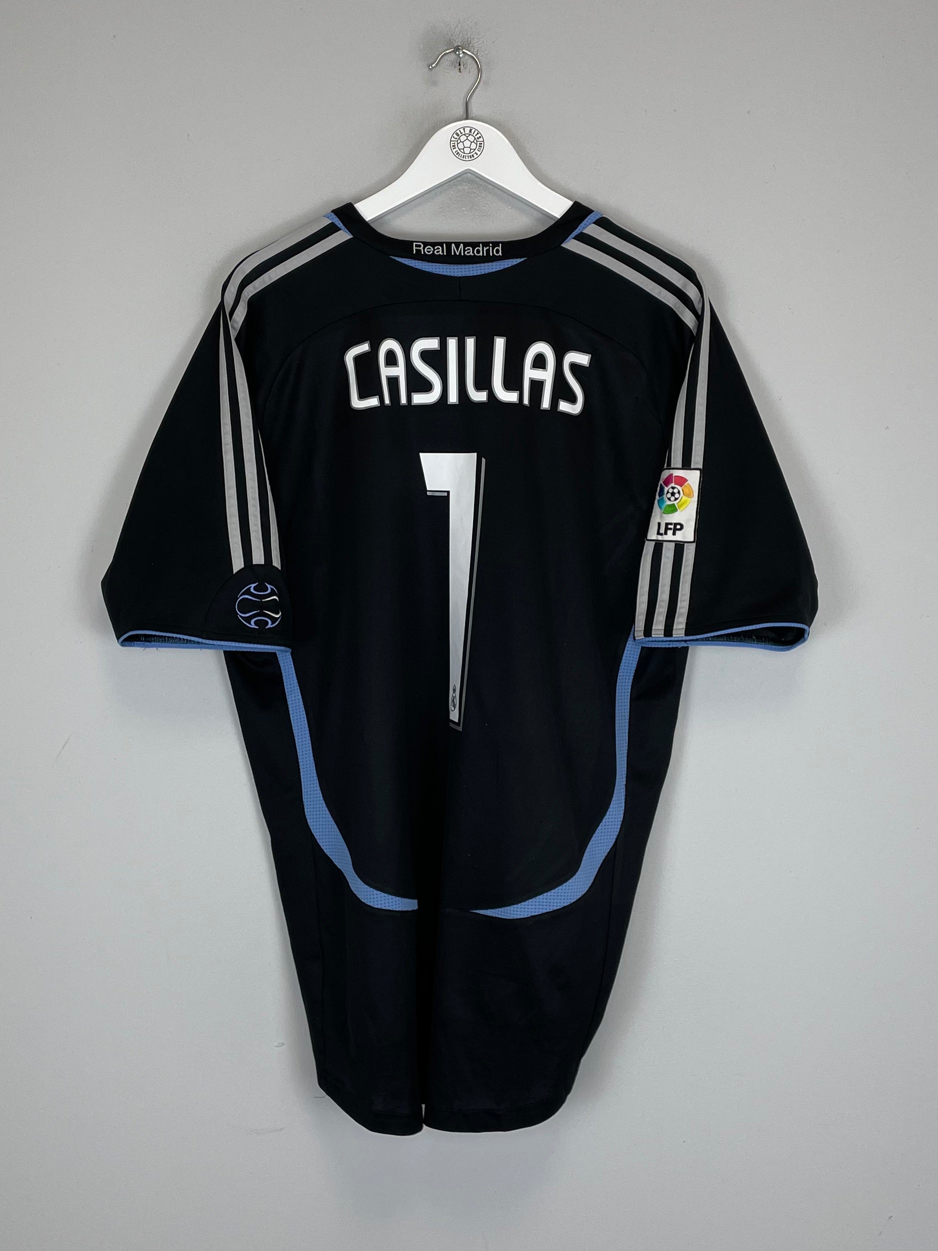 Shop 2006/07 REAL MADRID CASILLAS #1 GK SHIRT (L) ADIDAS, classic football shirts, vintage football shirts & retro soccer jerseys at Cult Kits