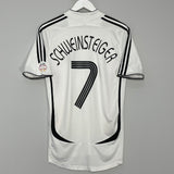 Shop 2005/07 GERMANY SCHWEINSTEIGER #7 HOME SHIRT (S) ADIDAS, classic football shirts, vintage football shirts & retro soccer jerseys at Cult Kits