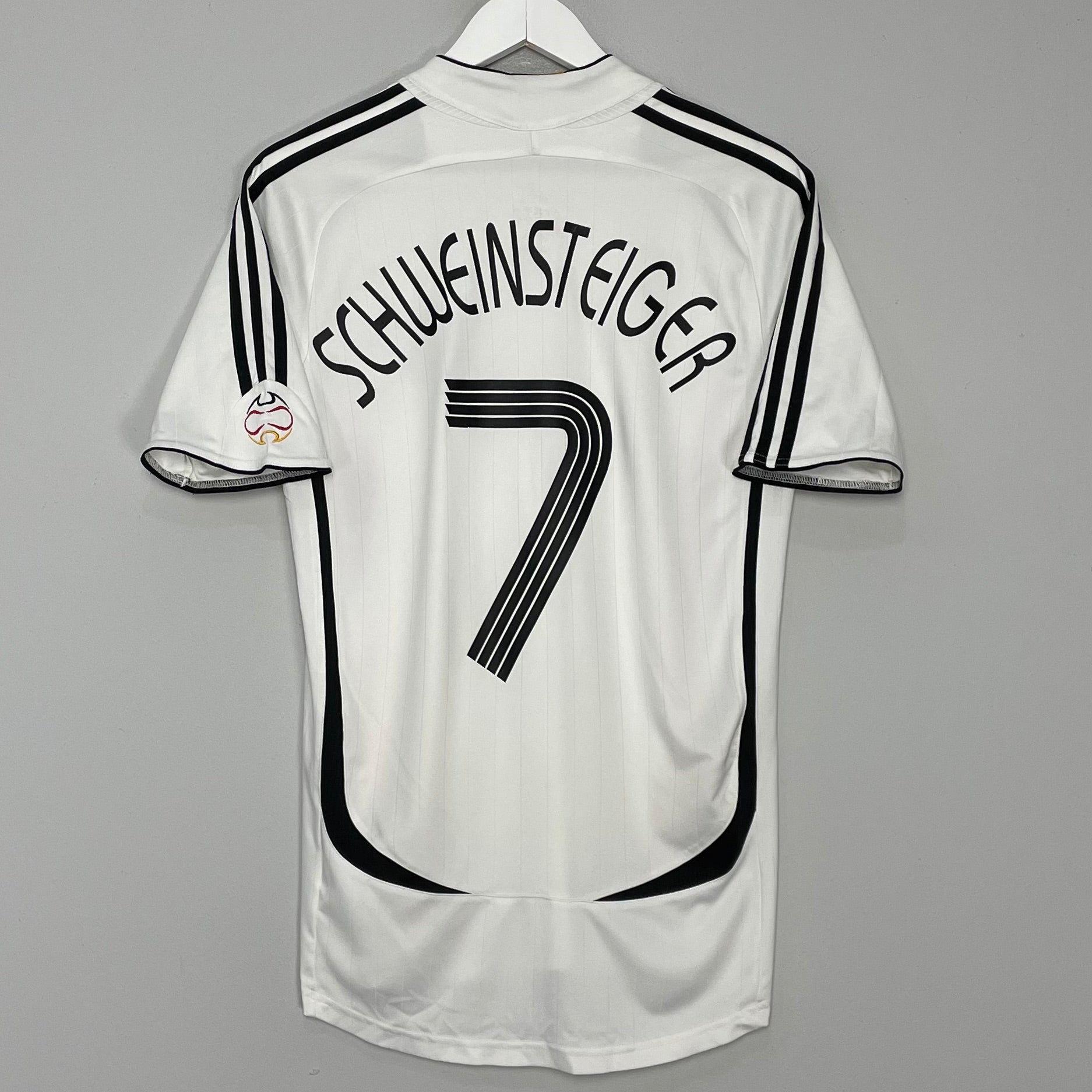 Shop 2005/07 GERMANY SCHWEINSTEIGER #7 HOME SHIRT (S) ADIDAS, classic football shirts, vintage football shirts & retro soccer jerseys at Cult Kits