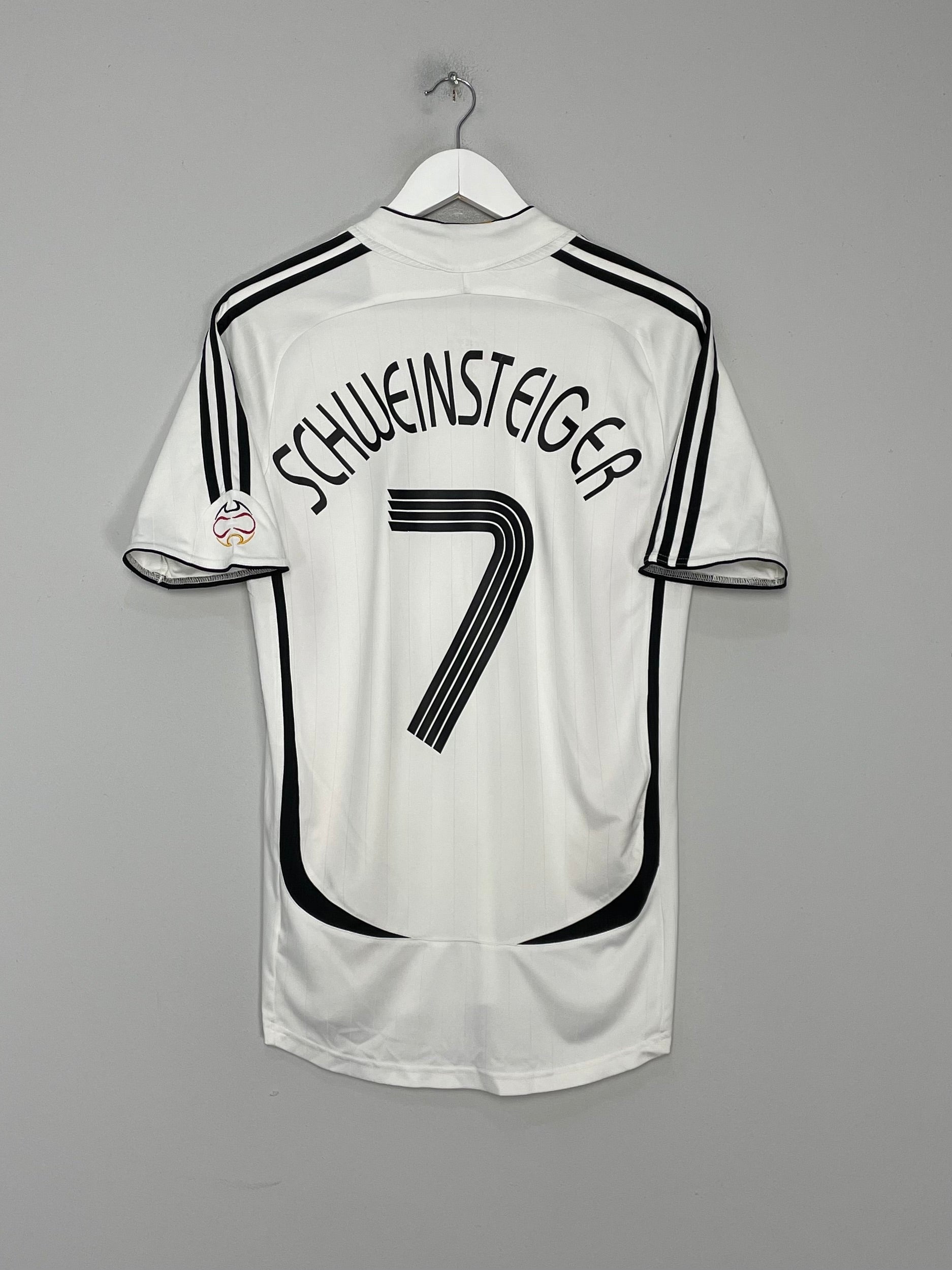 Shop 2005/07 GERMANY SCHWEINSTEIGER #7 HOME SHIRT (S) ADIDAS, classic football shirts, vintage football shirts & retro soccer jerseys at Cult Kits
