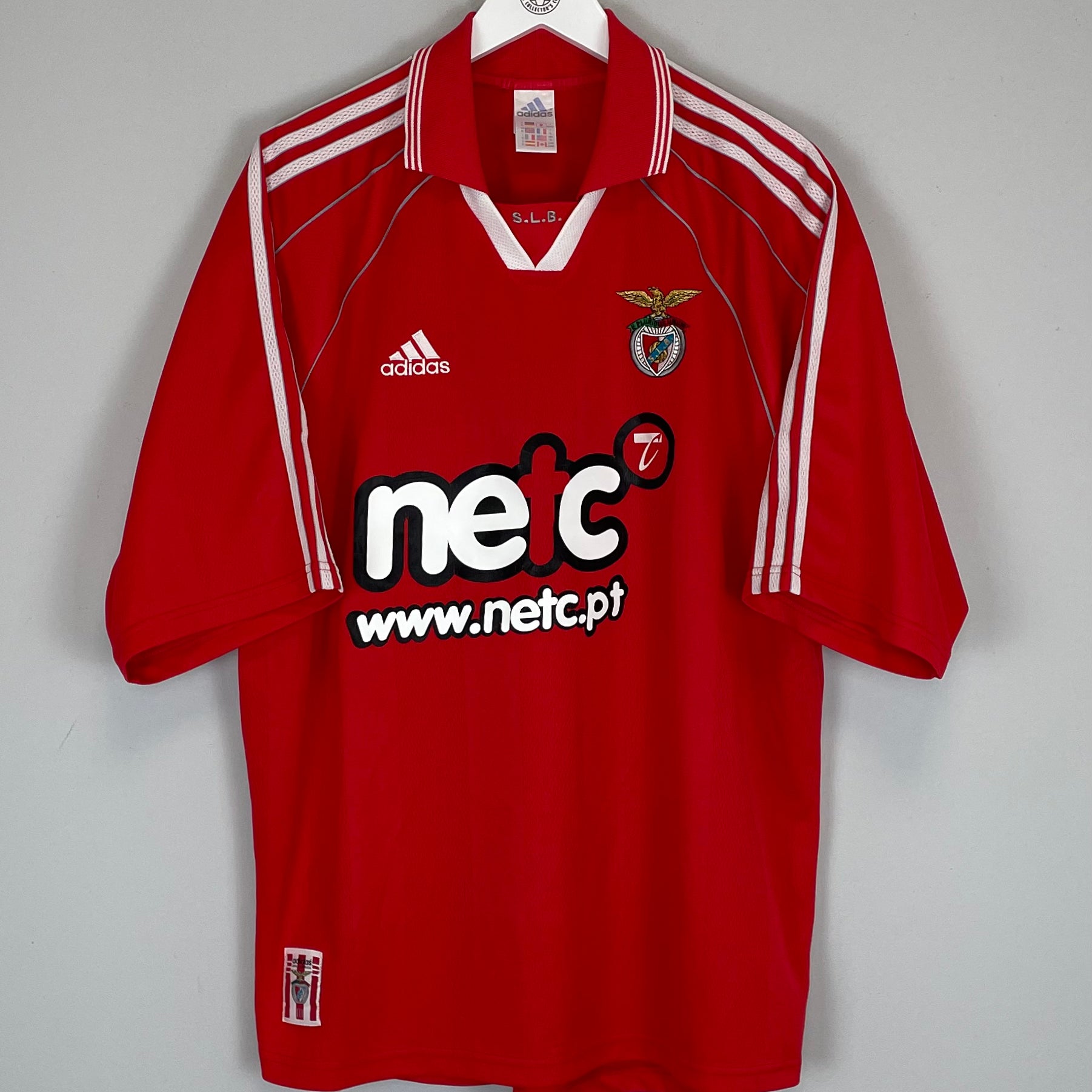 Shop 2000/01 BENFICA HOME SHIRT (XL) ADIDAS, classic football shirts, vintage football shirts & retro soccer jerseys at Cult Kits
