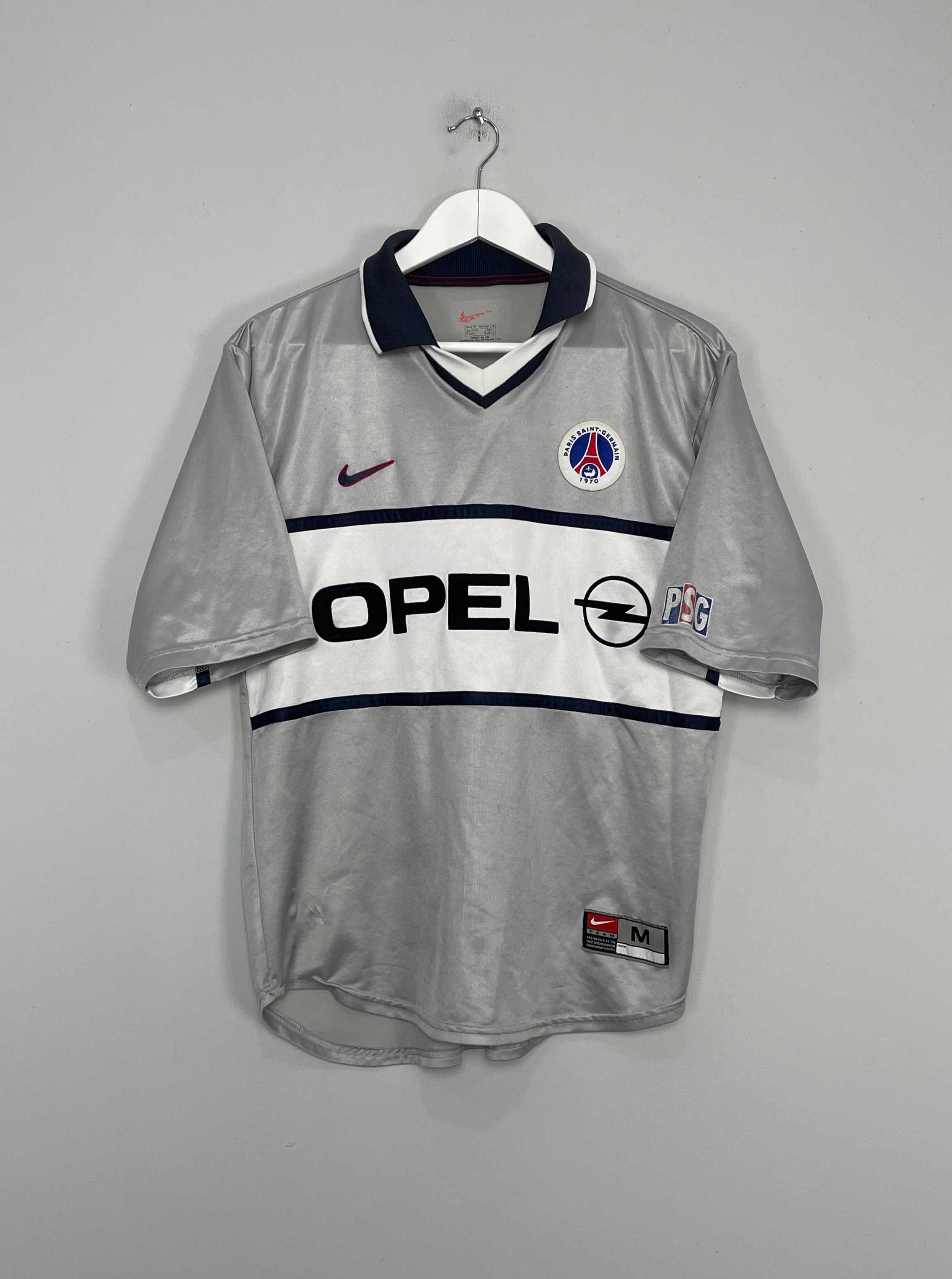 Shop 2000/01 PSG AWAY SHIRT (M) NIKE, classic football shirts, vintage football shirts & retro soccer jerseys at Cult Kits