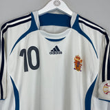 Shop 2006 SPAIN MORIENTES #10 GK SHIRT (XL) ADIDAS, classic football shirts, vintage football shirts & retro soccer jerseys at Cult Kits