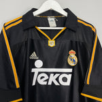 Shop 1999/01 REAL MADRID AWAY SHIRT (XXL) ADIDAS, classic football shirts, vintage football shirts & retro soccer jerseys at Cult Kits