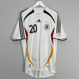Shop 2006/07 GERMANY PODOLSKI #20 HOME SHIRT (L) ADIDAS, classic football shirts, vintage football shirts & retro soccer jerseys at Cult Kits