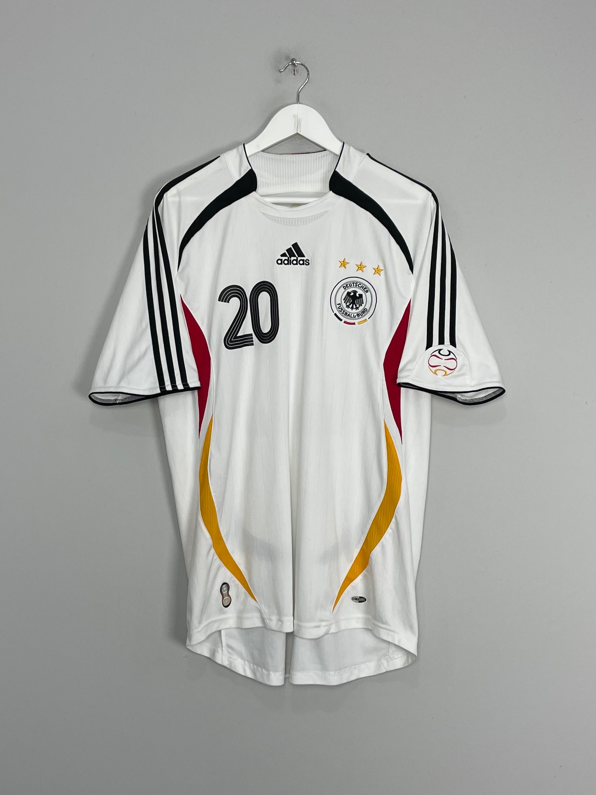 Shop 2006/07 GERMANY PODOLSKI #20 HOME SHIRT (L) ADIDAS, classic football shirts, vintage football shirts & retro soccer jerseys at Cult Kits