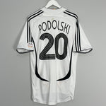 Shop 2006/07 GERMANY PODOLSKI #20 HOME SHIRT (L) ADIDAS, classic football shirts, vintage football shirts & retro soccer jerseys at Cult Kits