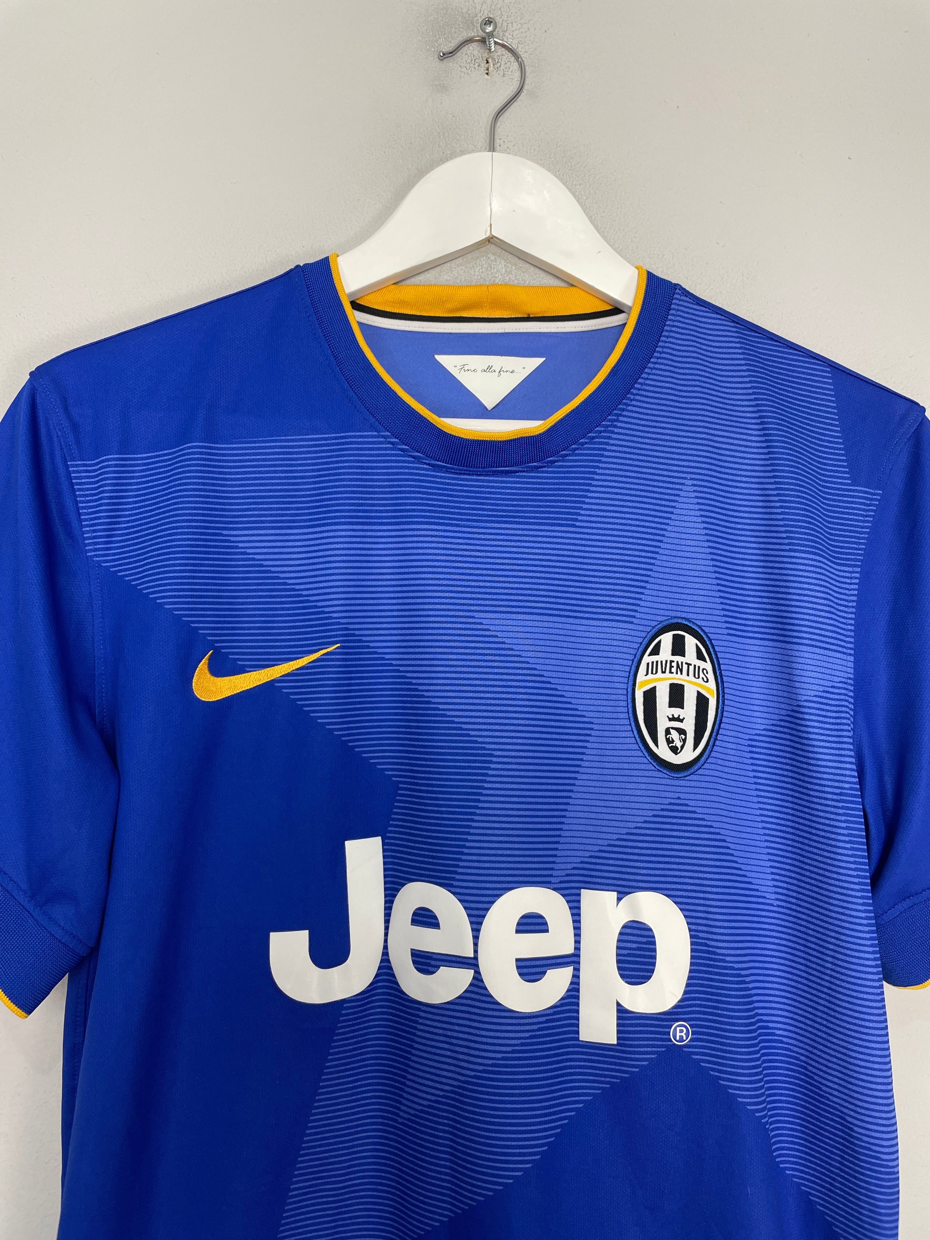 Shop 2014/15 JUVENTUS POGBA #6 AWAY SHIRT (M) NIKE, classic football shirts, vintage football shirts & retro soccer jerseys at Cult Kits