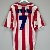 1997/98 ATLETICO MADRID JUNINHO #7 HOME SHIRT (XL) PUMA