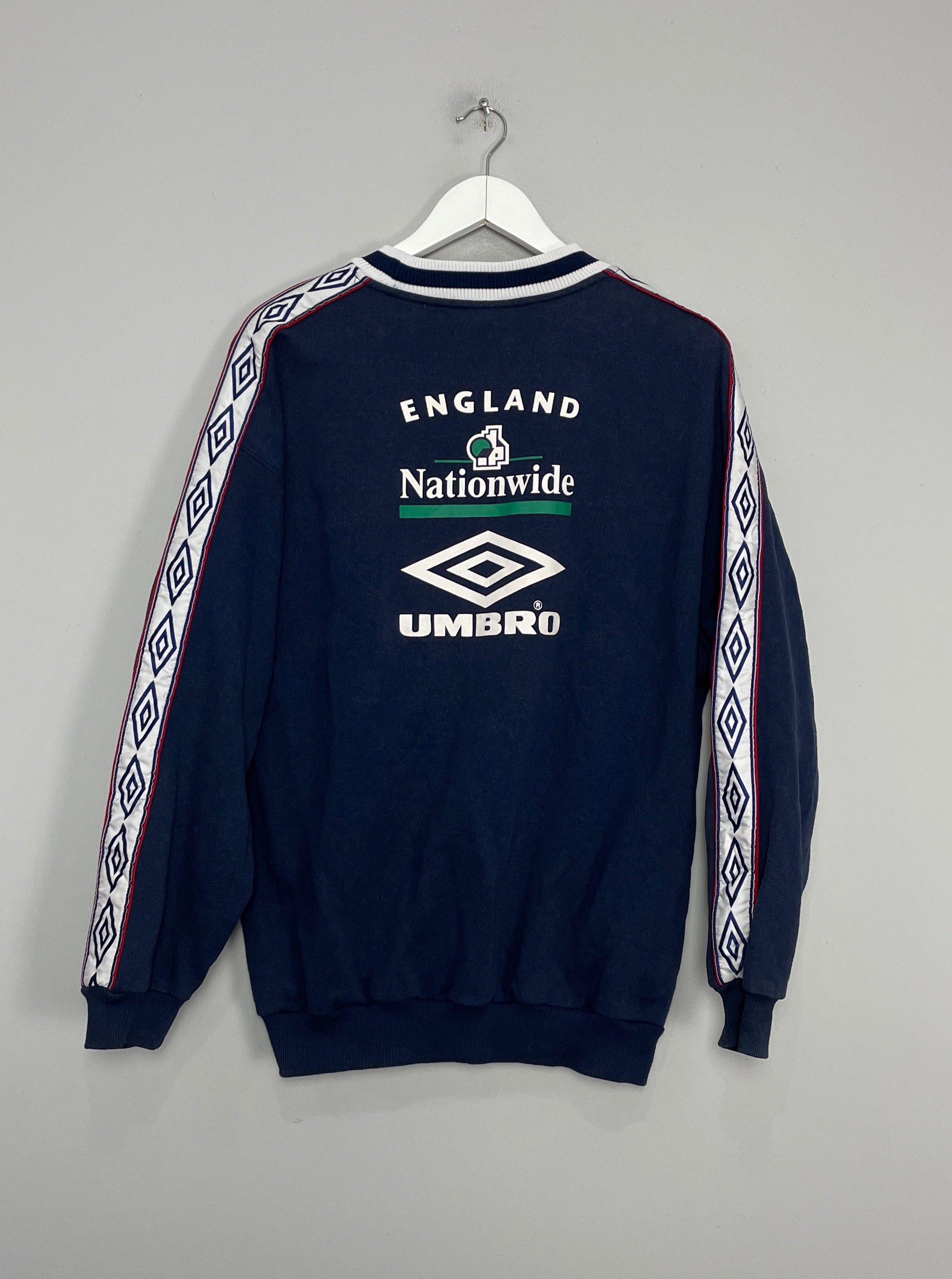 Shop 1999/00 ENGLAND JUMPER (L) UMBRO, classic football shirts, vintage football shirts & retro soccer jerseys at Cult Kits