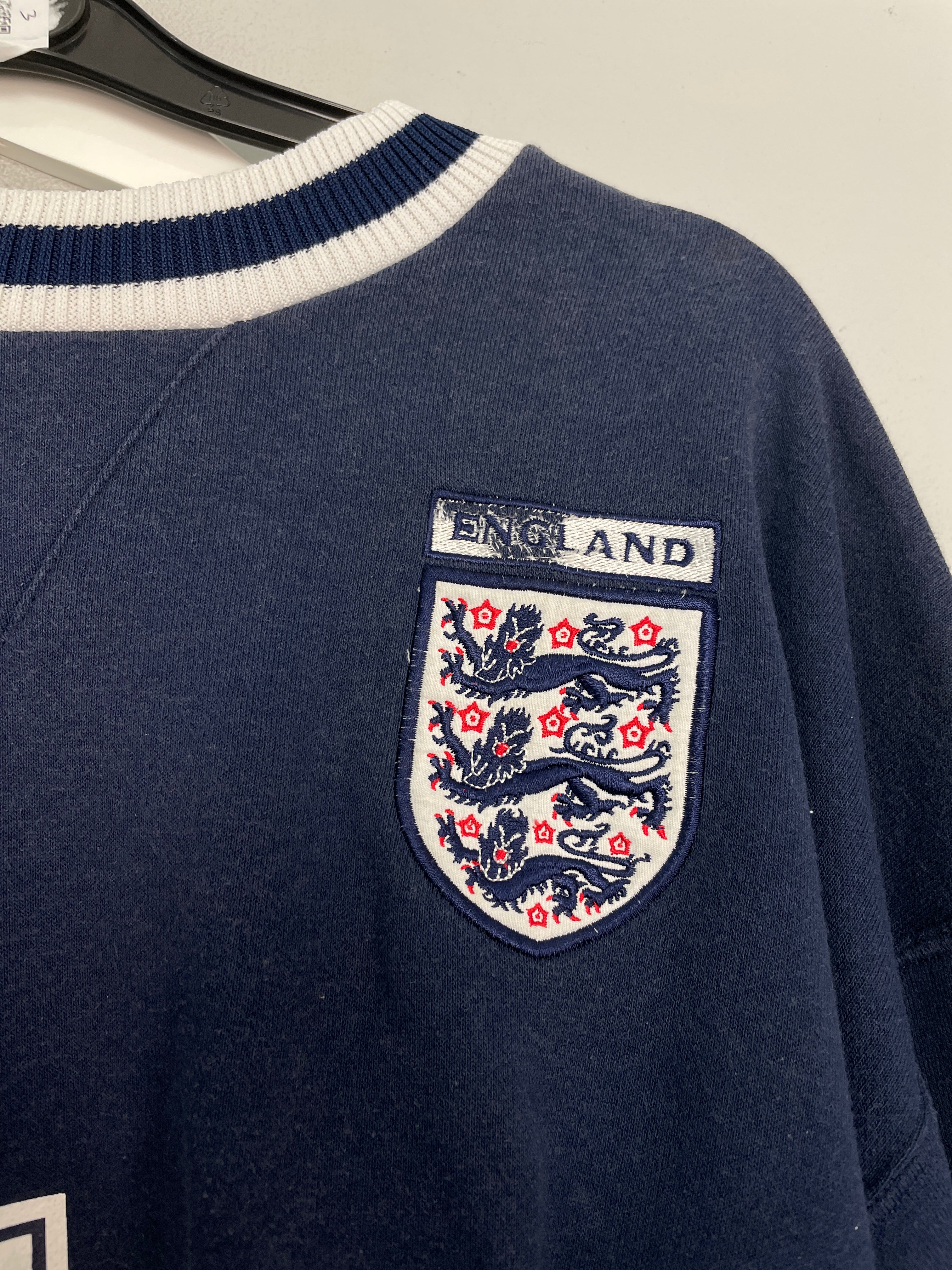 Shop 1999/00 ENGLAND JUMPER (L) UMBRO, classic football shirts, vintage football shirts & retro soccer jerseys at Cult Kits