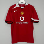 Shop 2004/06 MANCHESTER UNITED RONALDO #7 HOME SHIRT (L) NIKE, classic football shirts, vintage football shirts & retro soccer jerseys at Cult Kits