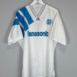 Shop 1991/92 MARSEILLE HOME SHIRT (L) ADIDAS, classic football shirts, vintage football shirts & retro soccer jerseys at Cult Kits