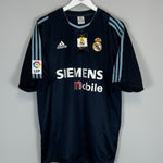 Shop 2003/04 REAL MADRID RONALDO #9 *BNWT* AWAY SHIRT (XL) ADIDAS, classic football shirts, vintage football shirts & retro soccer jerseys at Cult Kits