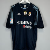 Shop 2003/04 REAL MADRID RONALDO #9 *BNWT* AWAY SHIRT (XL) ADIDAS, classic football shirts, vintage football shirts & retro soccer jerseys at Cult Kits