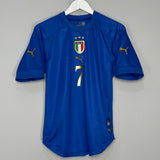 Shop 2004/05 ITALY DEL PIERO #7 HOME SHIRT (S) PUMA, classic football shirts, vintage football shirts & retro soccer jerseys at Cult Kits