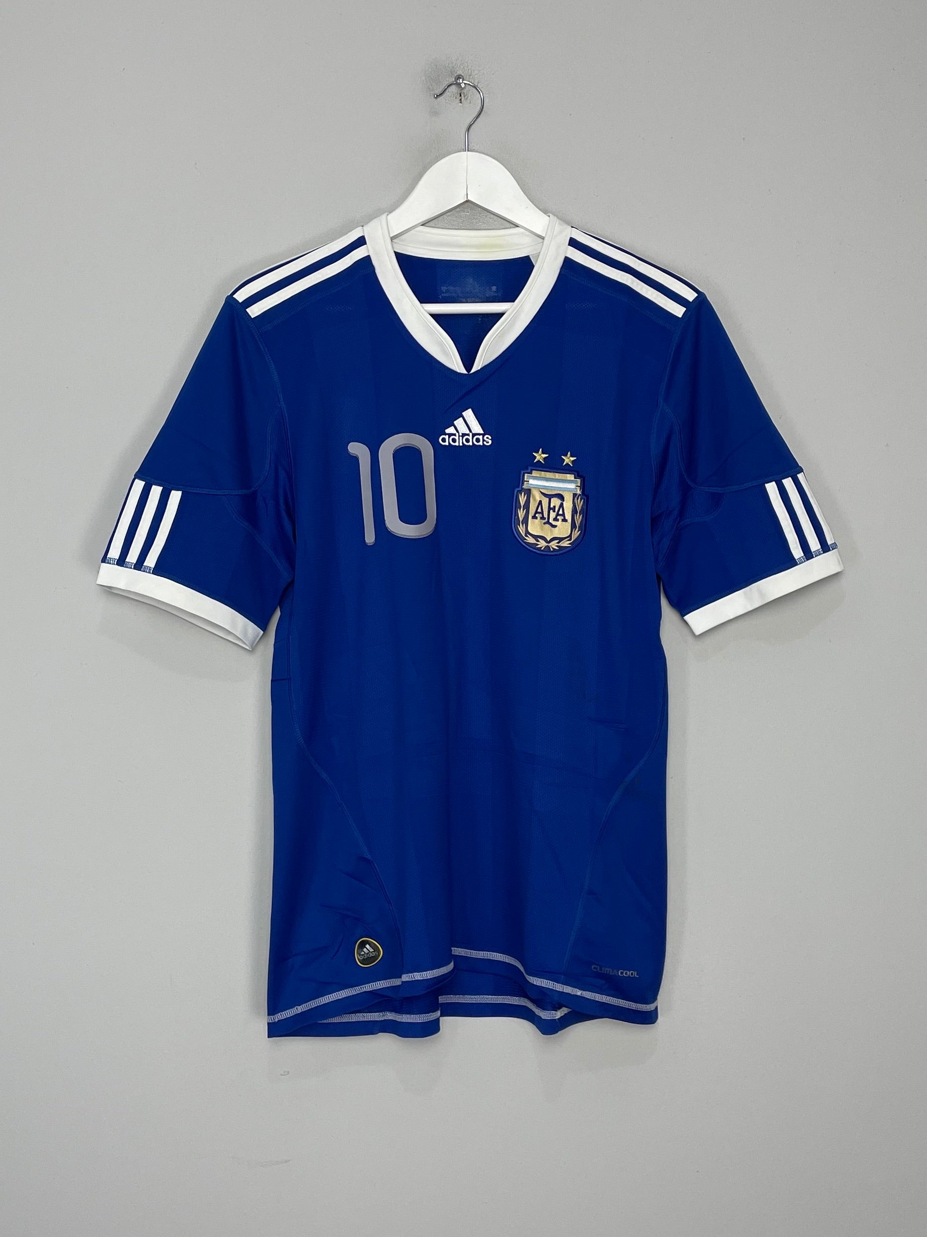 Shop 2010/11 ARGENTINA MESSI #10 AWAY SHIRT (M) ADIDAS, classic football shirts, vintage football shirts & retro soccer jerseys at Cult Kits