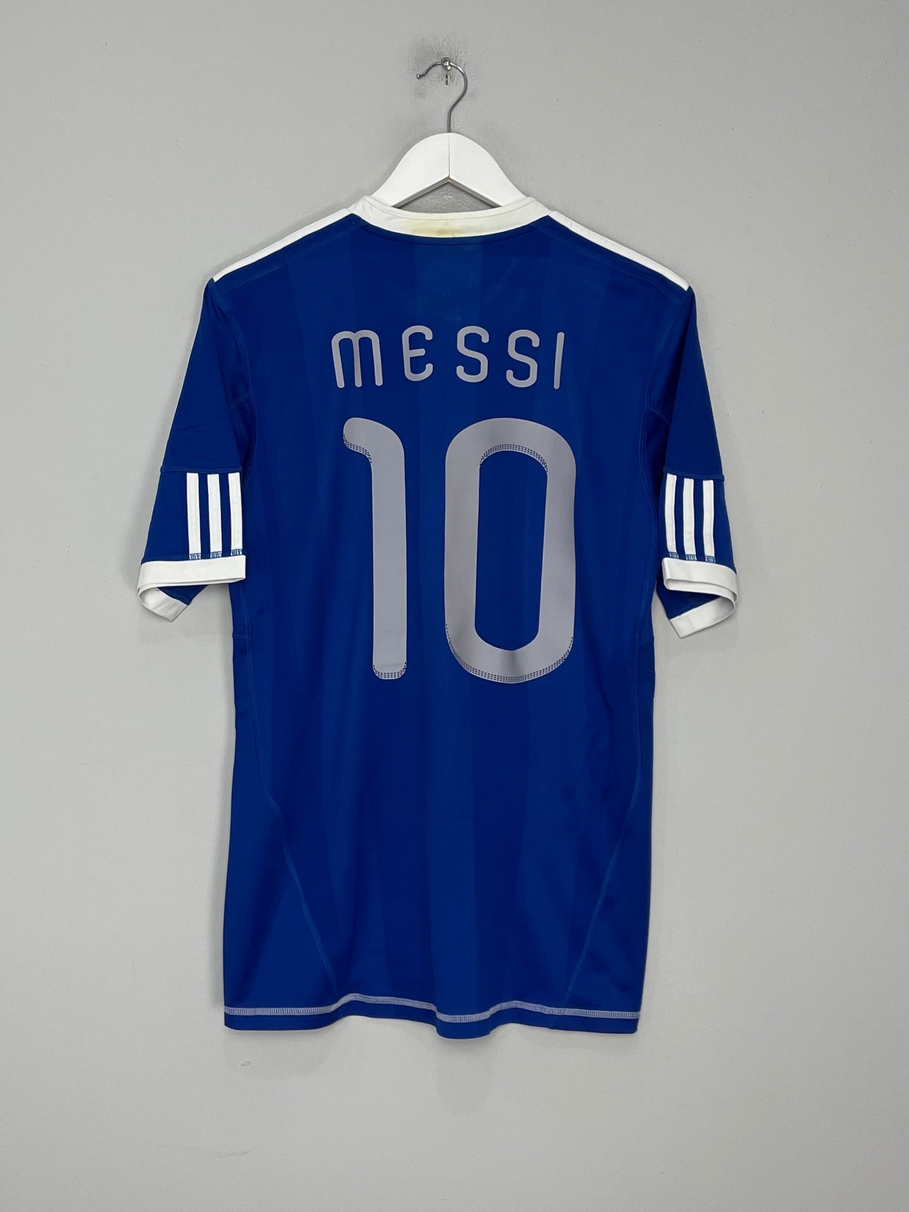 Shop 2010/11 ARGENTINA MESSI #10 AWAY SHIRT (M) ADIDAS, classic football shirts, vintage football shirts & retro soccer jerseys at Cult Kits