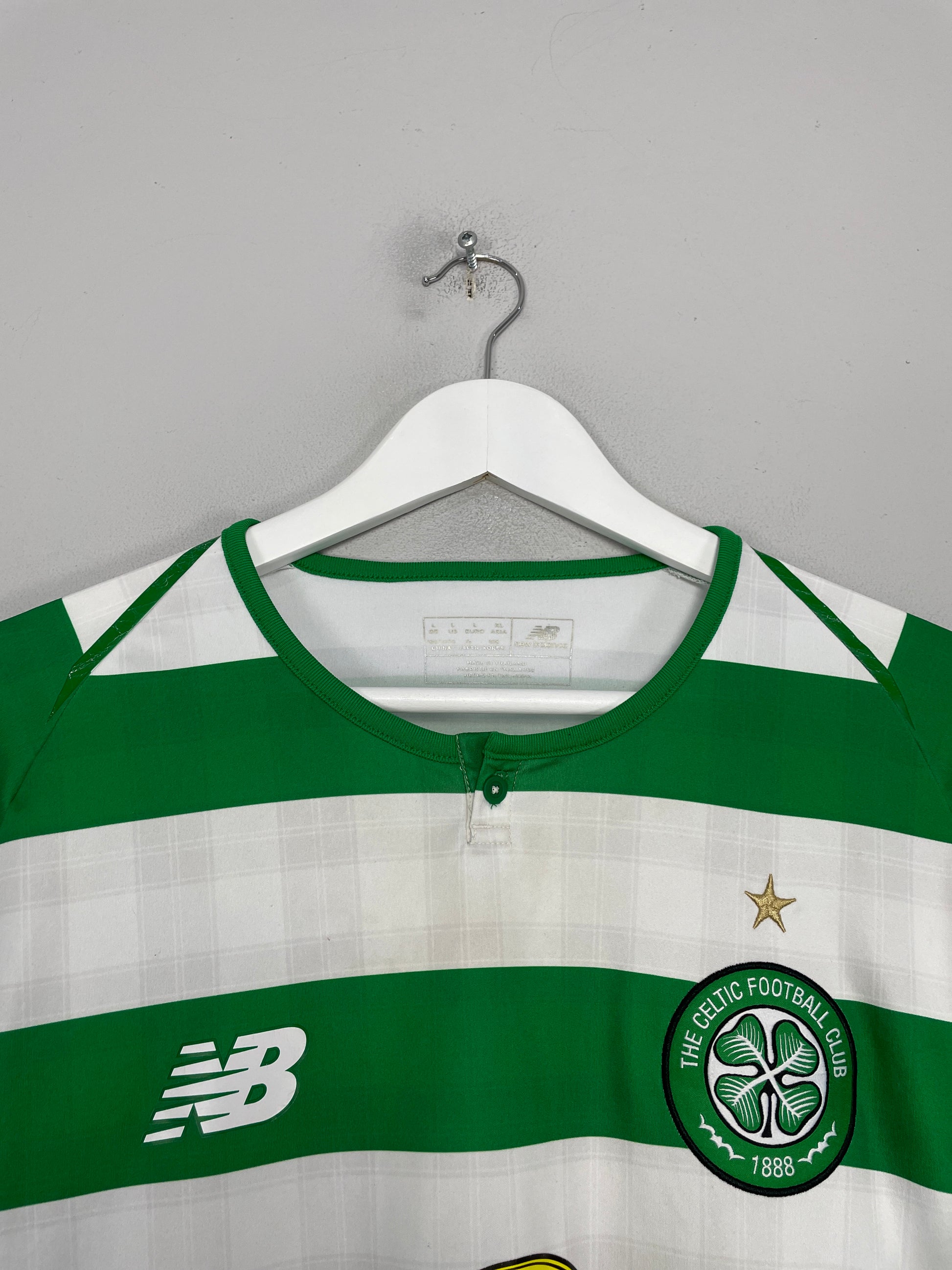 New Balance Infants Celtic 17/18 Home Kit - Green