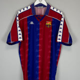 Shop 1992/95 BARCELONA HOME SHIRT (L) KAPPA, classic football shirts, vintage football shirts & retro soccer jerseys at Cult Kits