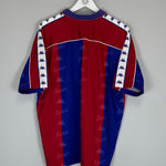 Shop 1992/95 BARCELONA HOME SHIRT (L) KAPPA, classic football shirts, vintage football shirts & retro soccer jerseys at Cult Kits
