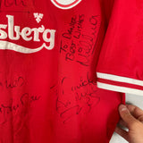 Shop 1996/98 LIVERPOOL *SIGNED* HOME SHIRT (XL) REEBOK, classic football shirts, vintage football shirts & retro soccer jerseys at Cult Kits